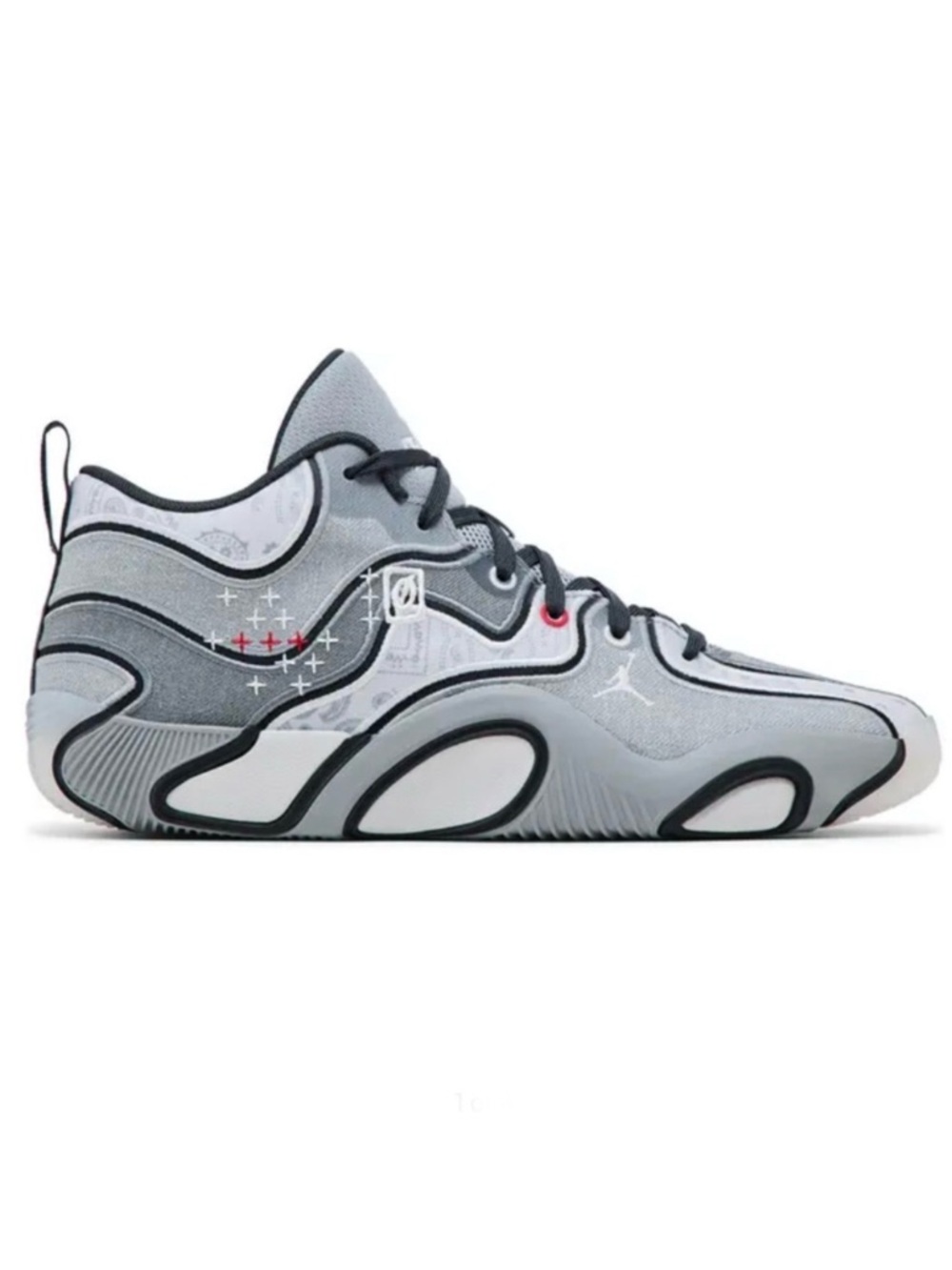 Jordan Tatum 3PF St.Louis Particle Grey/Smoke/Platinum Tint men’s size 9.5 NEW!